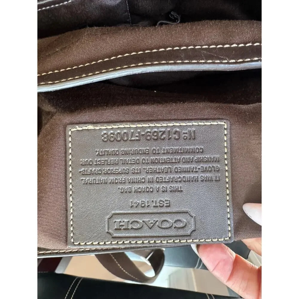 Authentic COACH F70098 Brown Business Beekman Messenger Briefcase Laptop (210